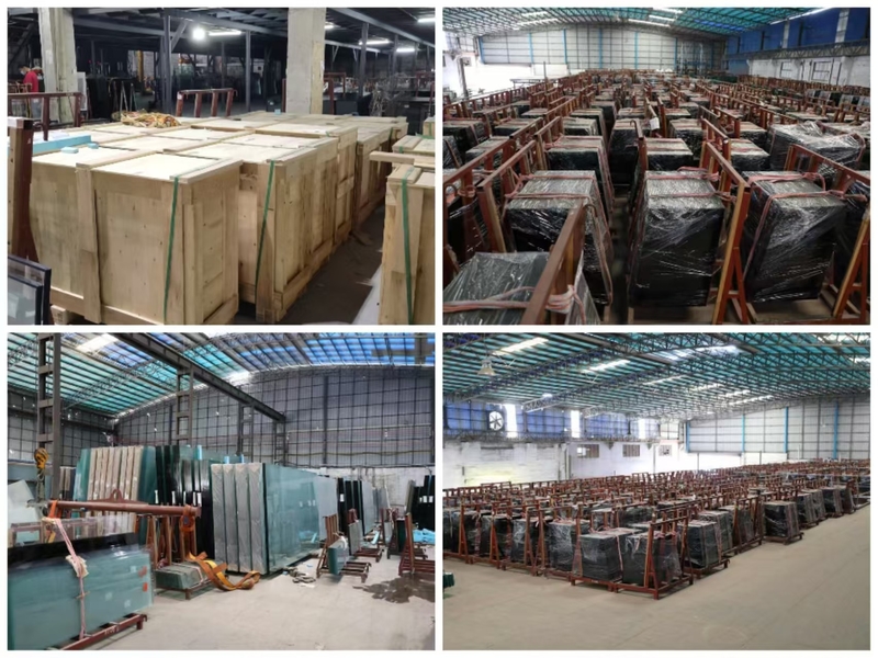 foshan nanhai ruixin glass co., ltd linha de produção do fabricante
